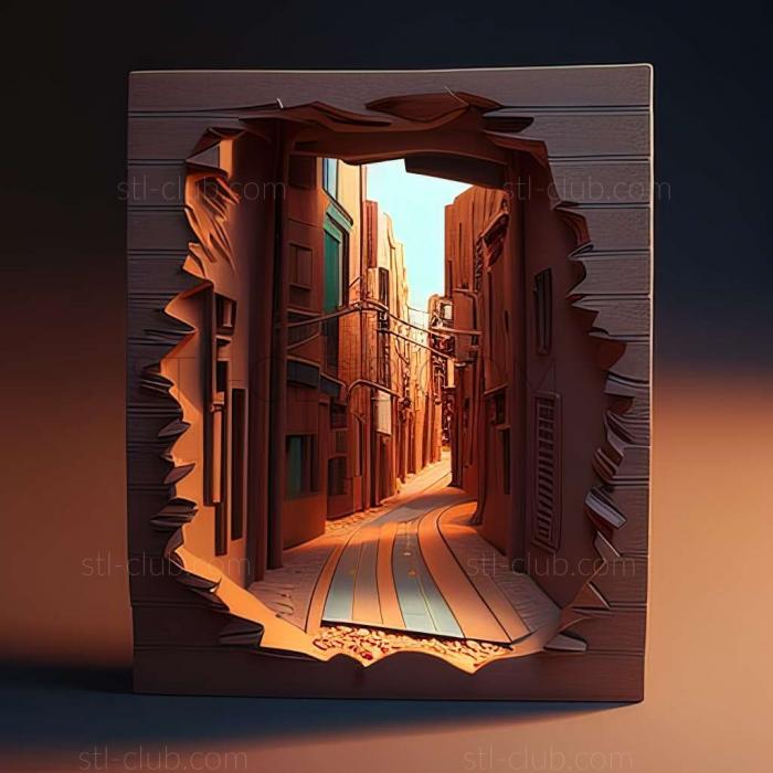 3D model alley (STL)